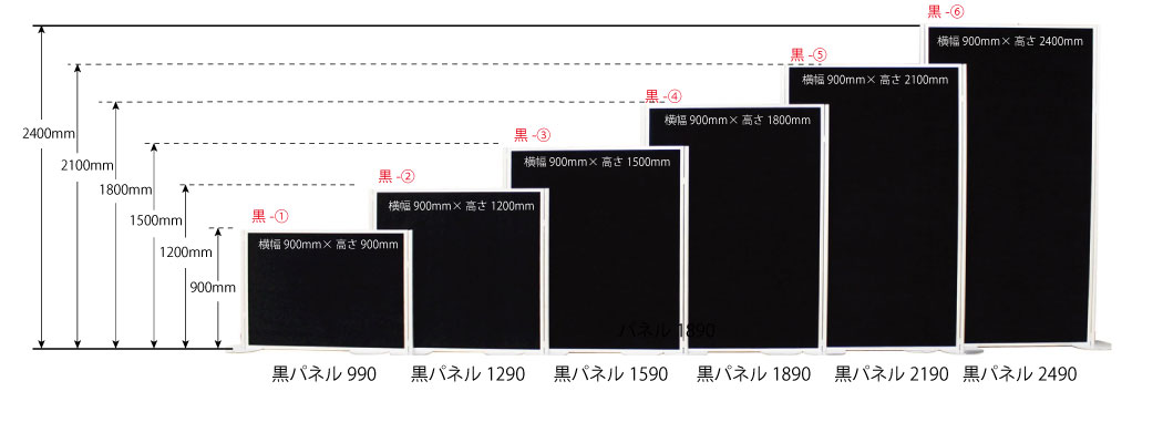 黒パネルラインナップ