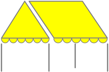 テント用天幕黄